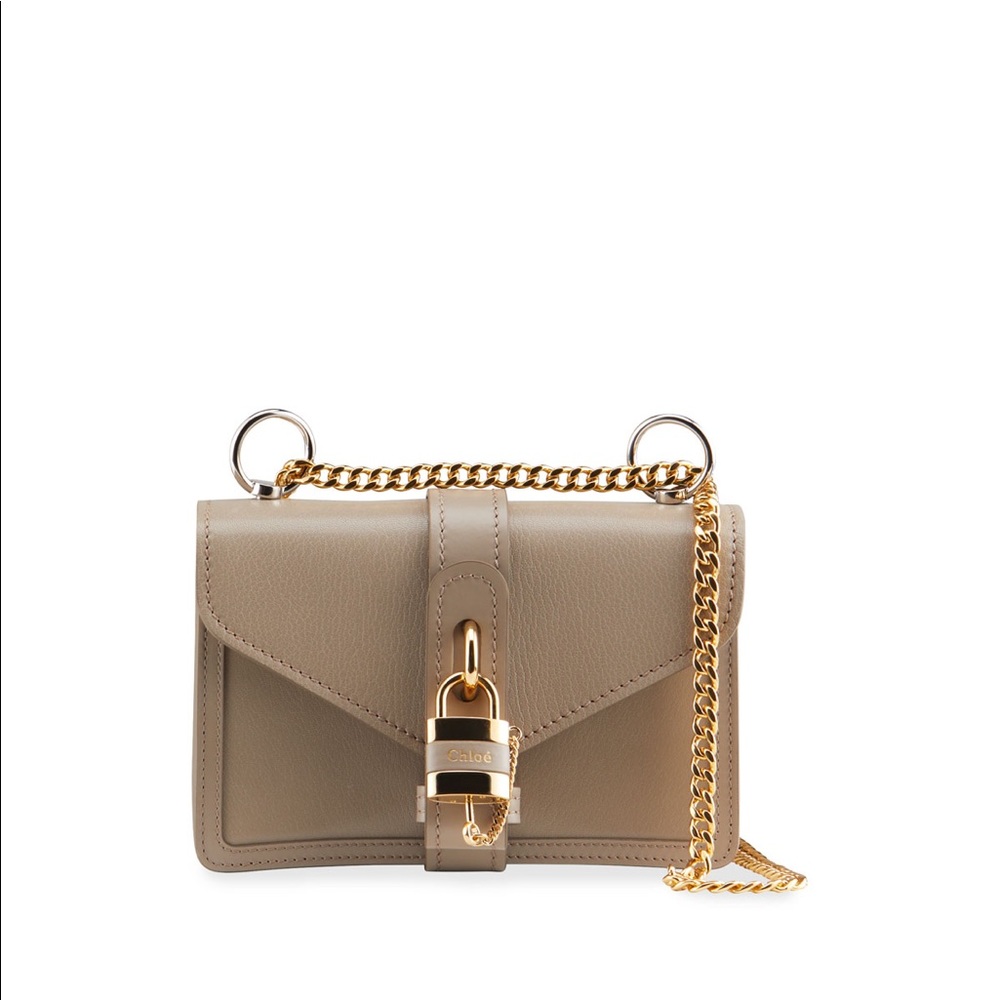 Chloe Aby Chain Leather Bag (BASICALLY NEW)